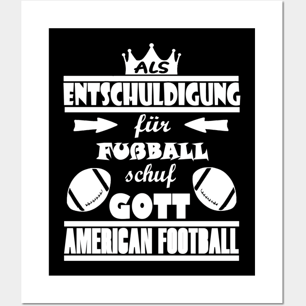 american football cooler als Fußball Quarterback Wall Art by FindYourFavouriteDesign